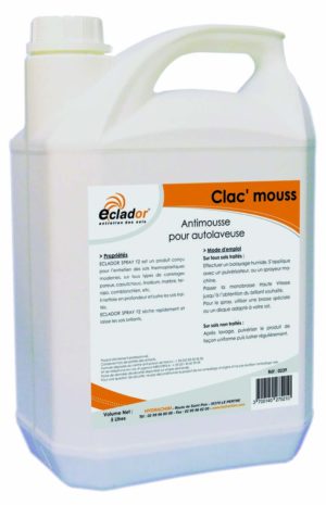 Antimousse pour détergent CLAC'MOUSS - 1619 - Bidon 5L