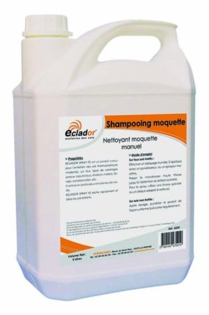 Shampoing moquette manuel ou monobrosse ECLADOR - 0070 - Bidon 5L