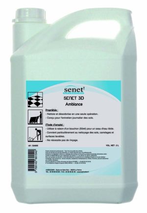 Détergent surodorant bactéricide 3D Eco - 611 - Bidon 5L