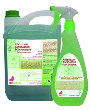 Détartrant sanitaires Ecolabel IDEGREEN - 1801 - Spray de 750ml